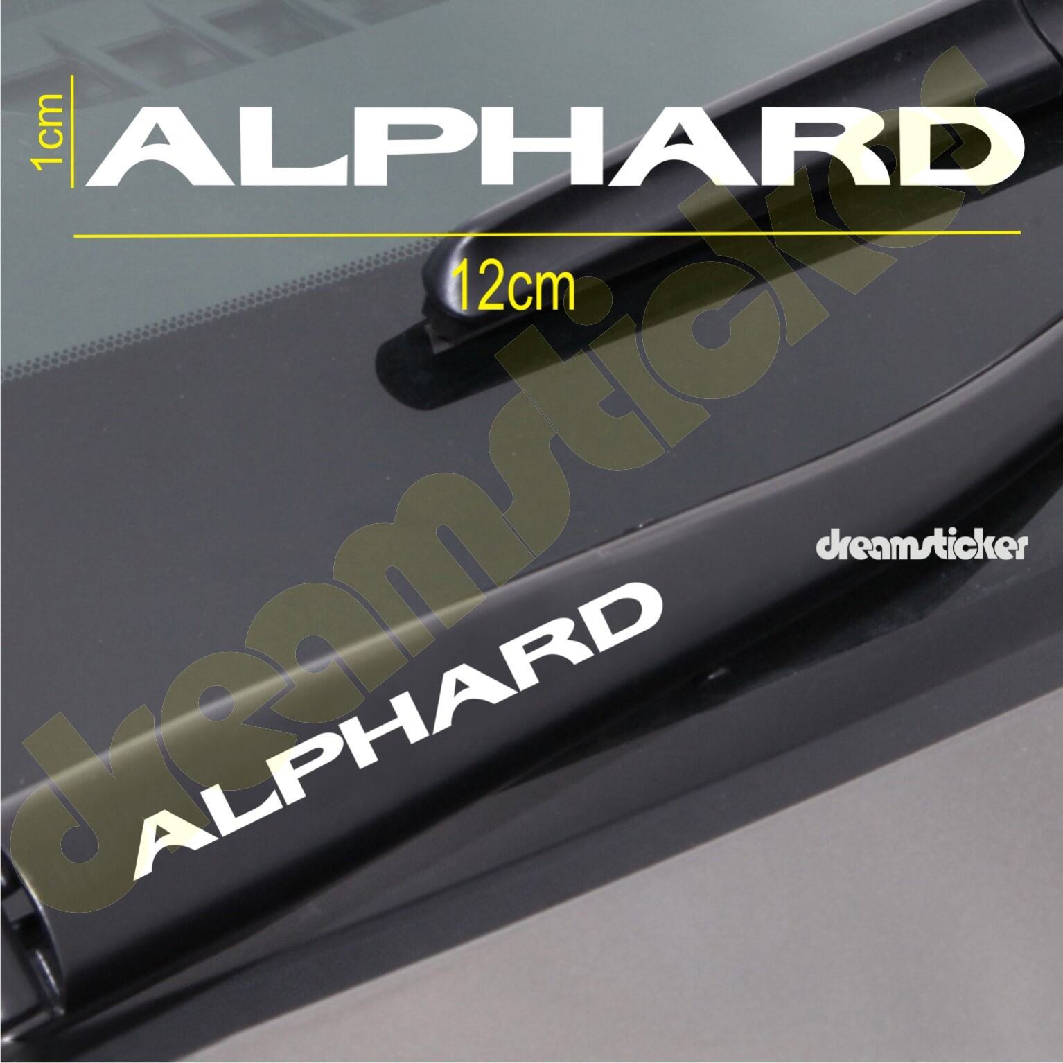 Sticker Stiker Wiper Mobil Toyota Alphard Lazada Indonesia