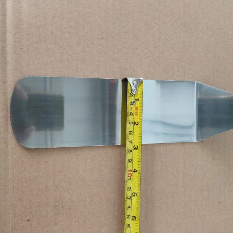 kape/scraper/pemotongan adonan stainless panjang dengan handle kayu ...