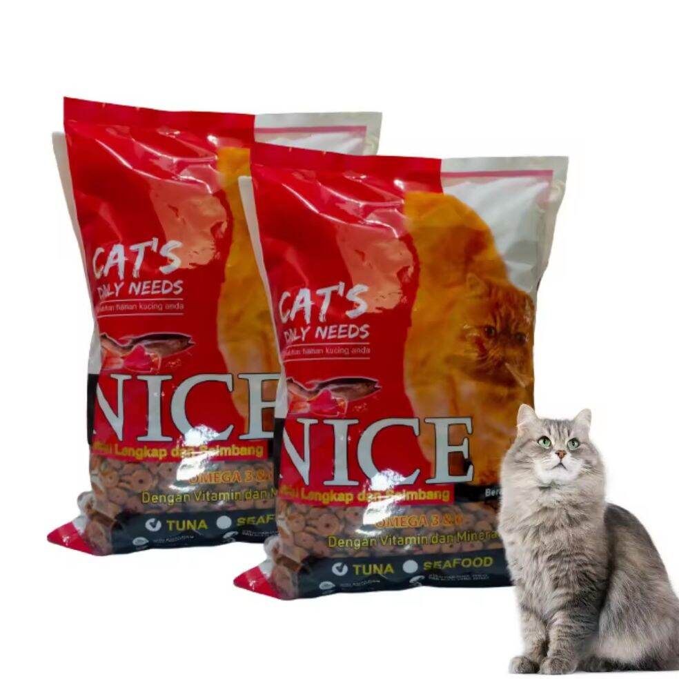 Nice Cat Food Makanan Kucing Nice Tuna 500gr Lazada Indonesia