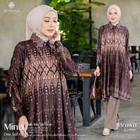 MINA ONESET MUSLIM MOTIF SILK BY TULUS