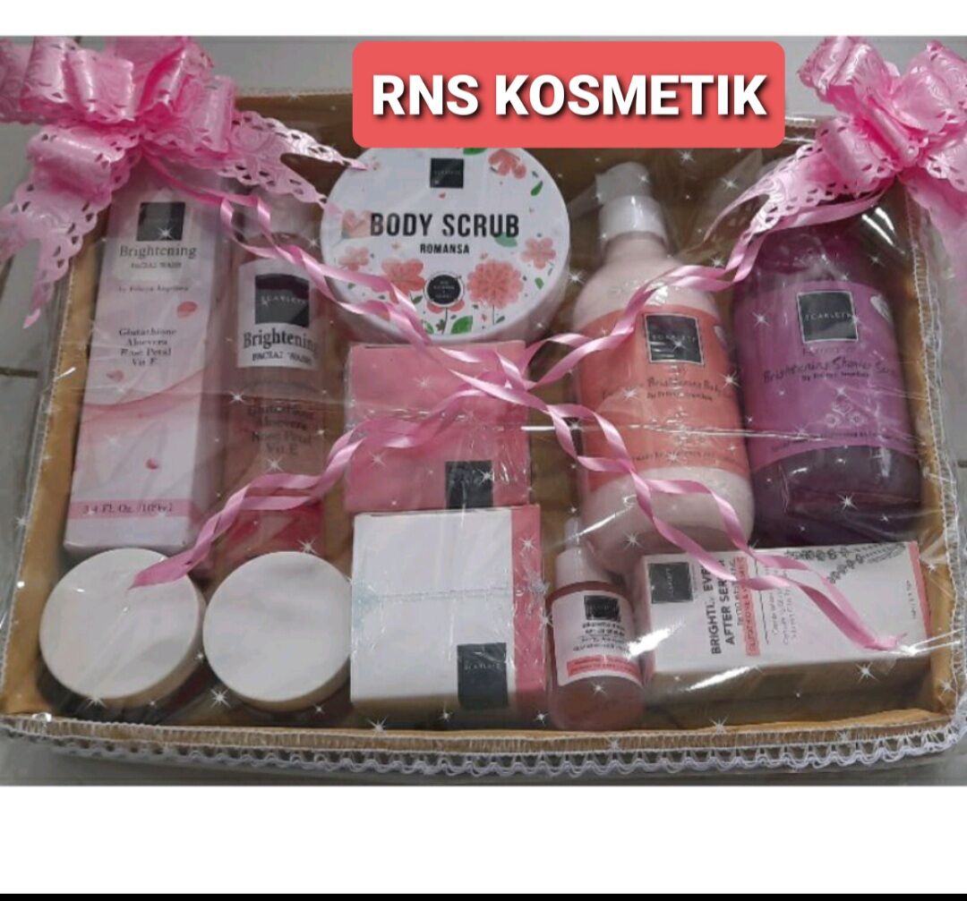 Scarlett Paket Skincare Brightening Series โ Paket Hantaran Nikah