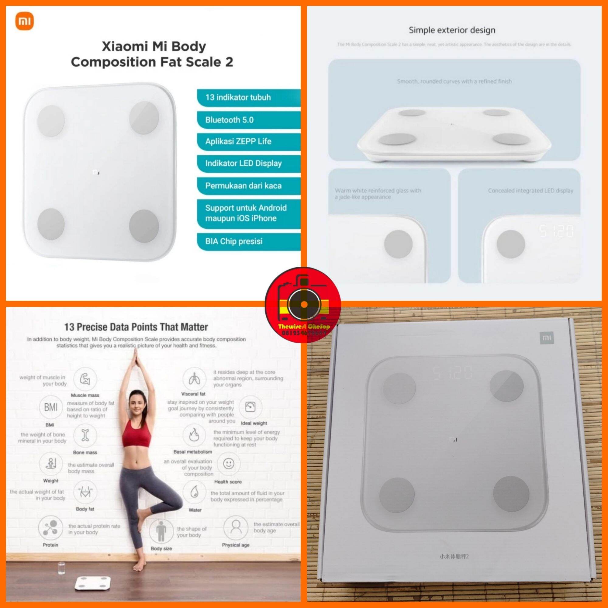Xiaomi Mi Smart Body Fat Weight Scale Timbangan pintar Berat