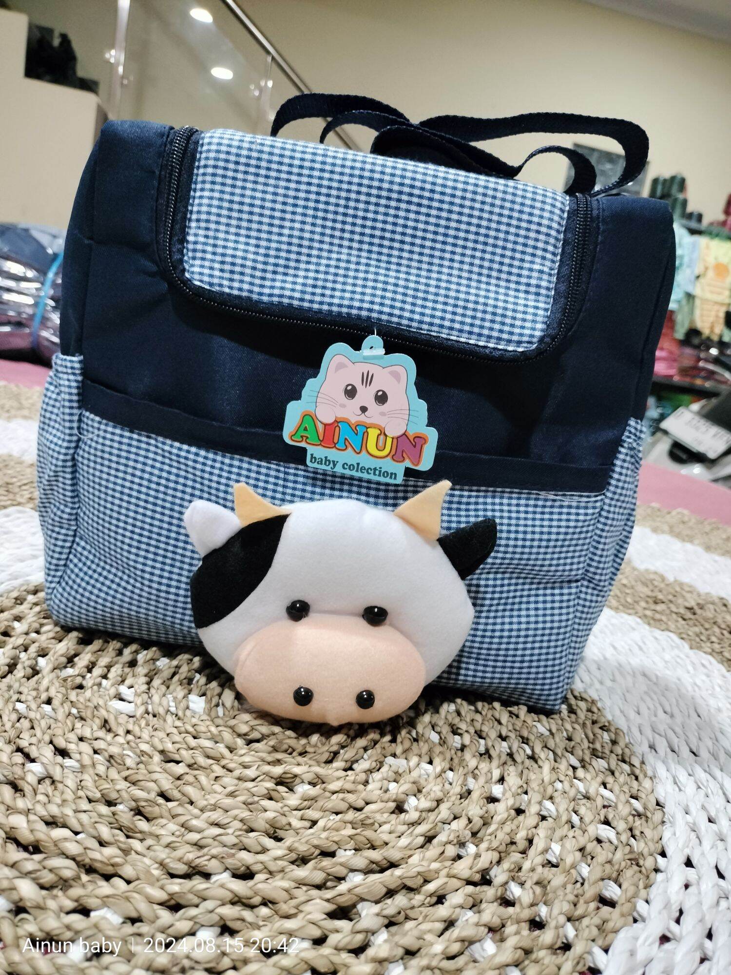 Tas Bayi Kecil Premium Tas Selempang Tas Travel Tas Ransel Tambahan Boneka Sapi