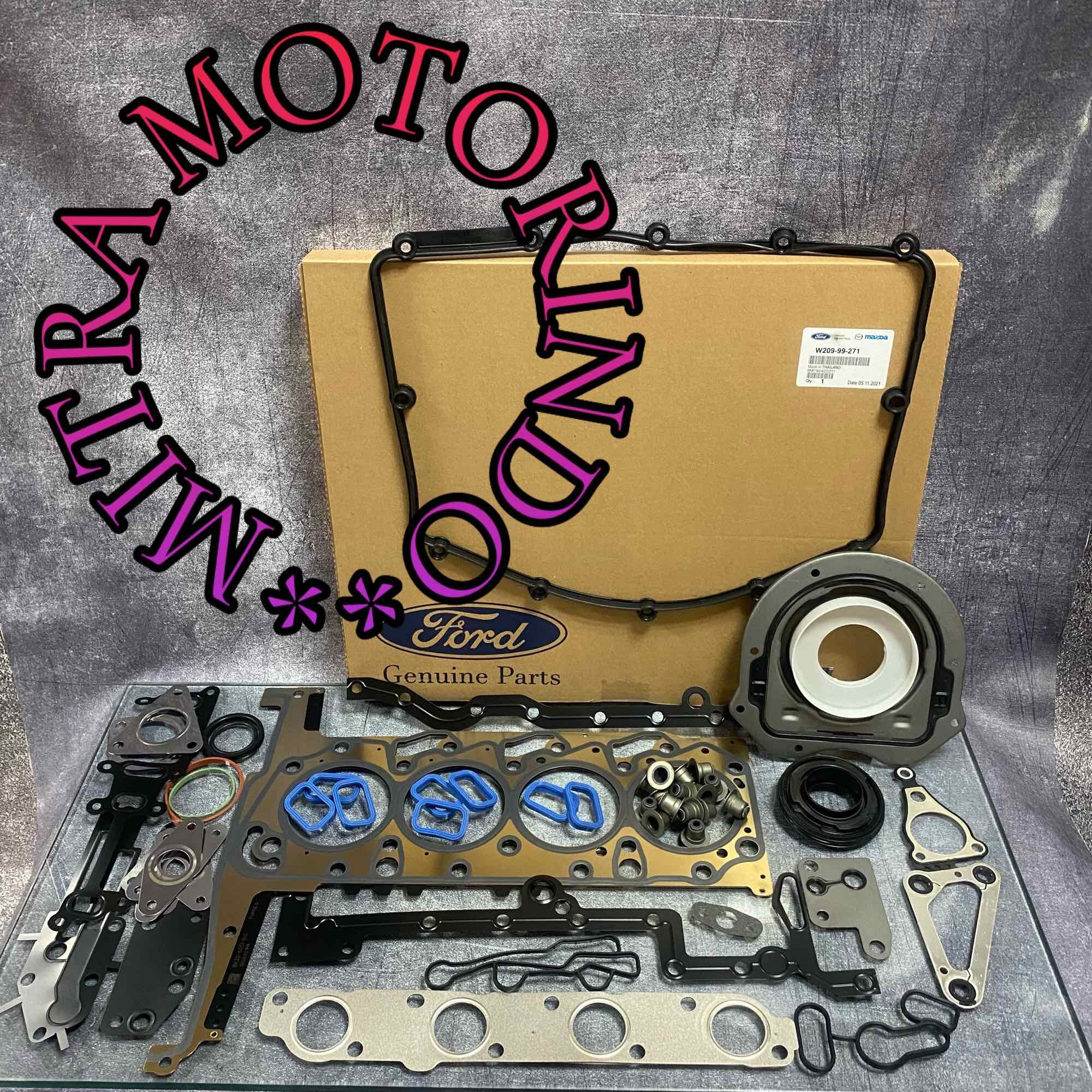 Paking Set/Gasket Engine Overhoul Ford Ranger 2.2cc-T6 Grade A W209-99-271 Harga 1,335,000 rupiah*Gratis Ongkir