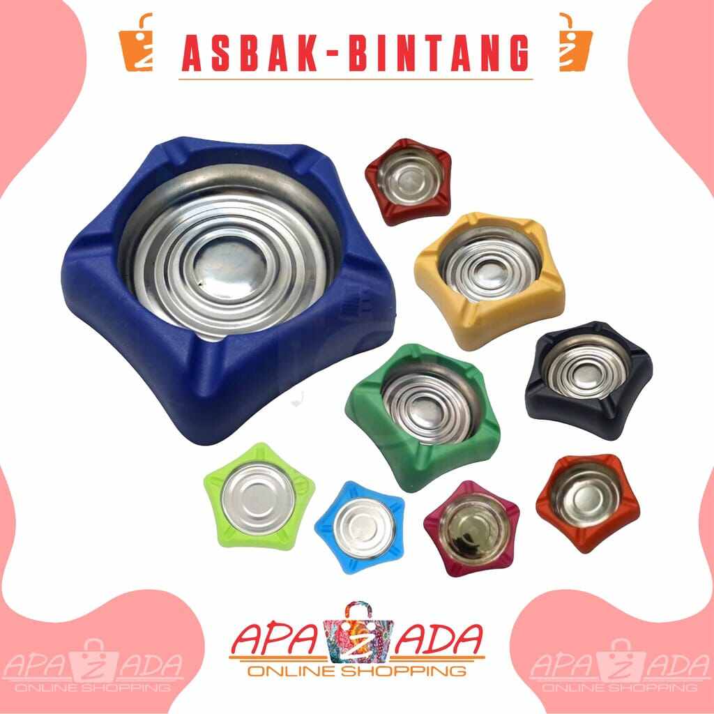 Asbak Rokok Model Bintang Stainless Asbak Segi Stainless Lazada Indonesia