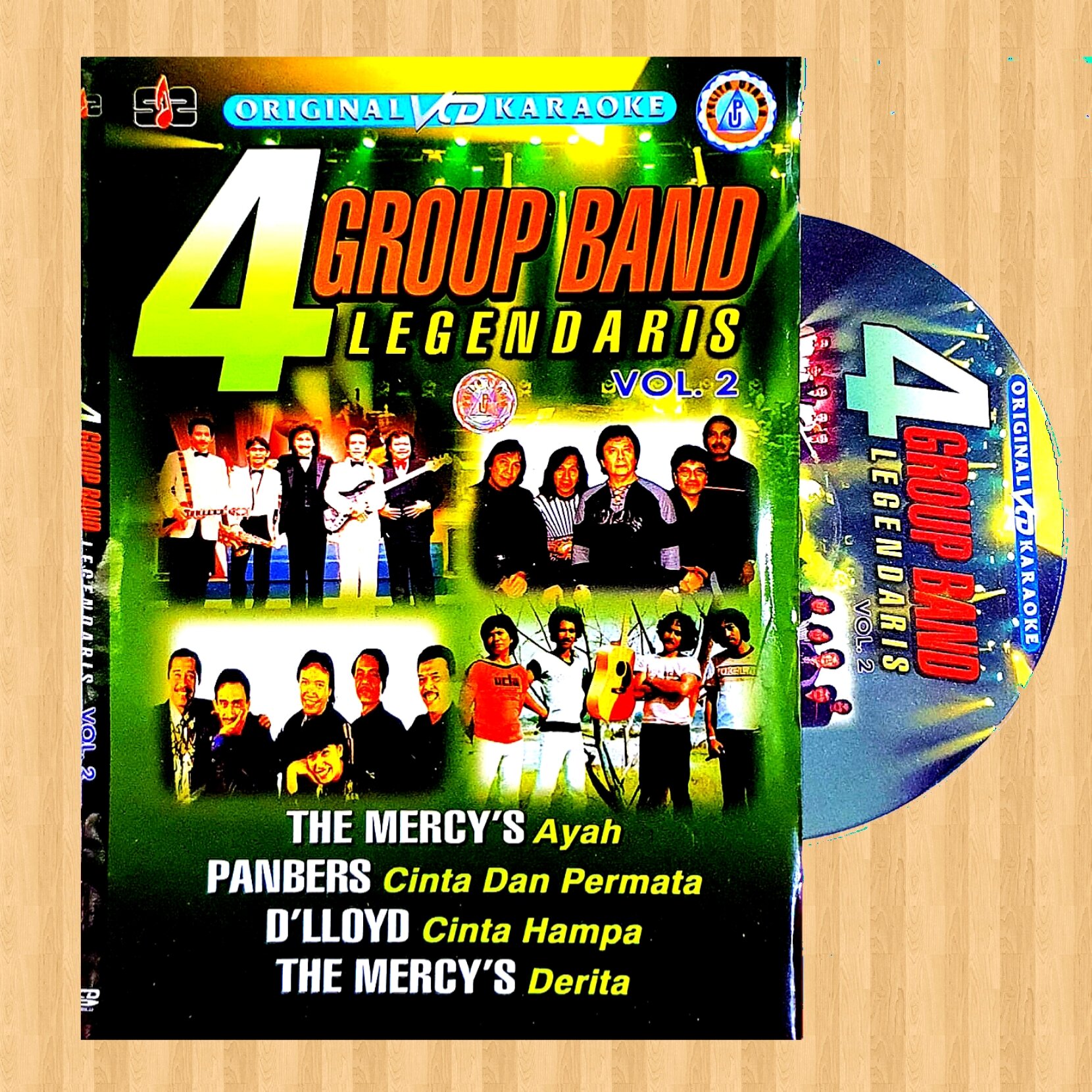 Kaset Original Vcd Karaoke Lagu Pop Nostalgia 70 80 an Terlaris Vocal