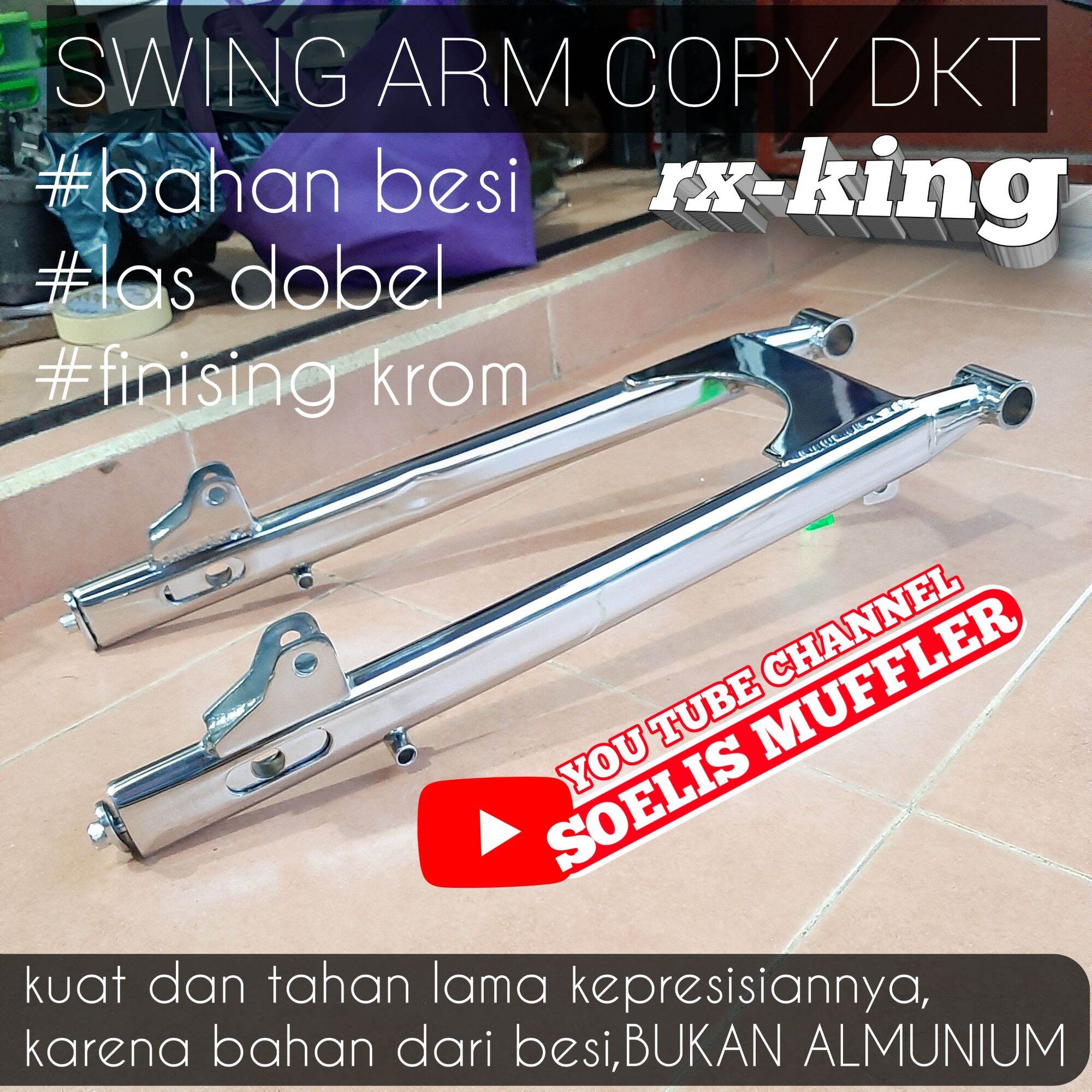 swingarm rx king copy dkt swing arm rx king bahan besi finising