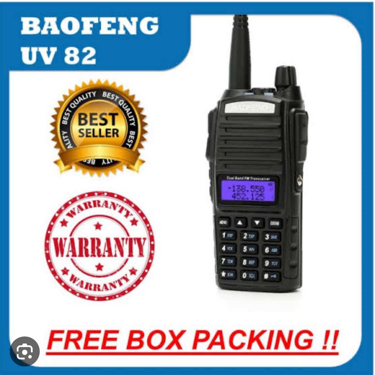 HT BAOFENG UV82 2800 MAH UV 82 UV-82 8 Watt W Bao feng VHF UHF Dualband Dual band vs 82 888S 888 S Harga 240,000 rupiah*Gratis Ongkir