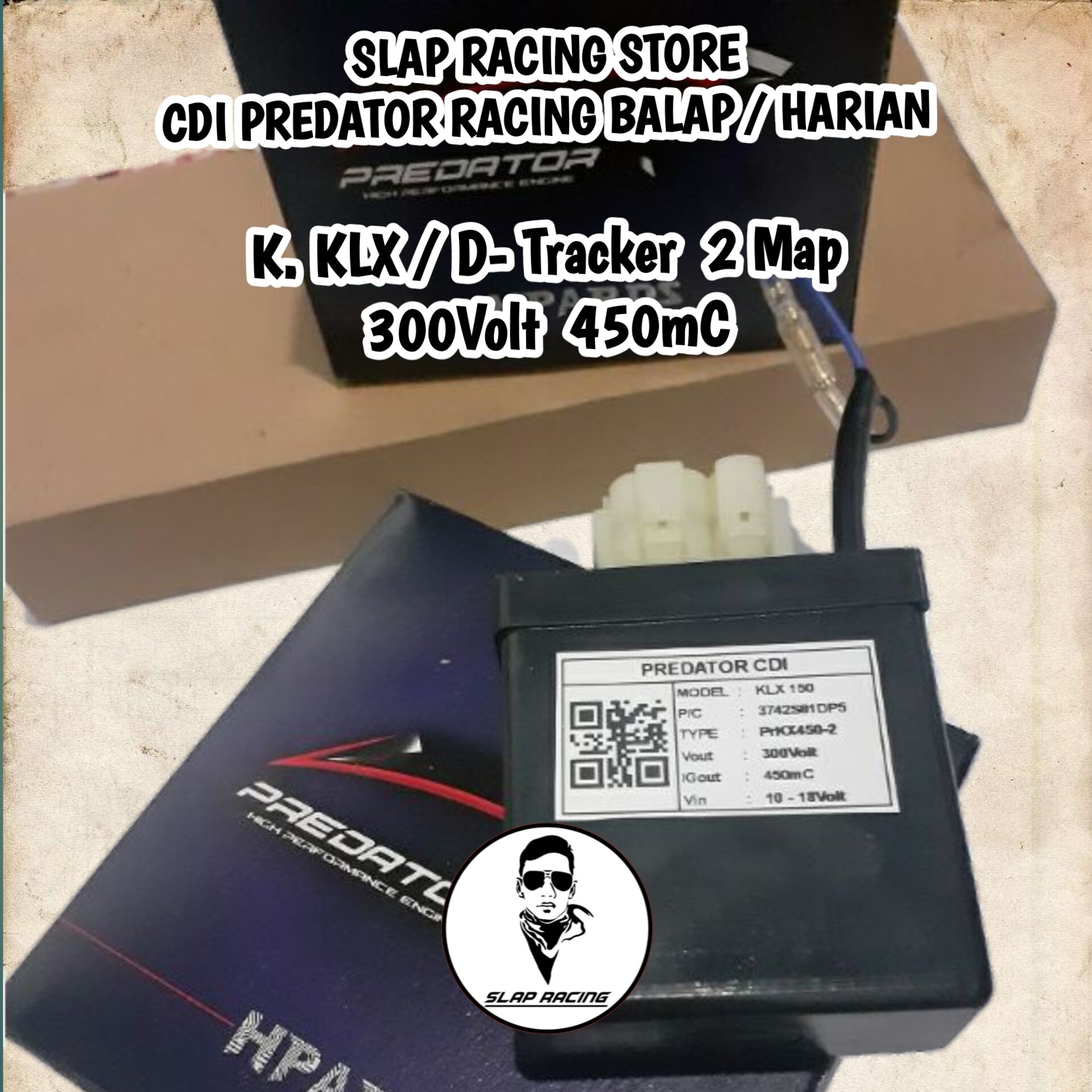CDI PREDATOR KAWASAKI KLX/ D-Tracker 150 Dual Map Racing Original ...