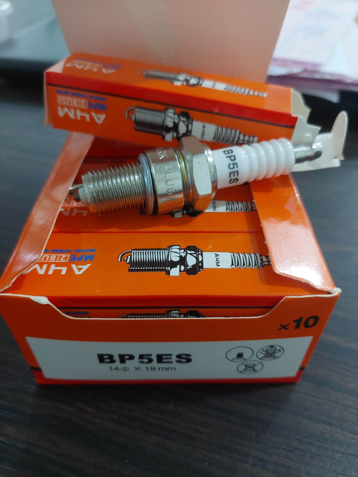 10 (ten) bp5es orange ninja 2tak spark plug Harga 59,650 rupiah*Gratis Ongkir