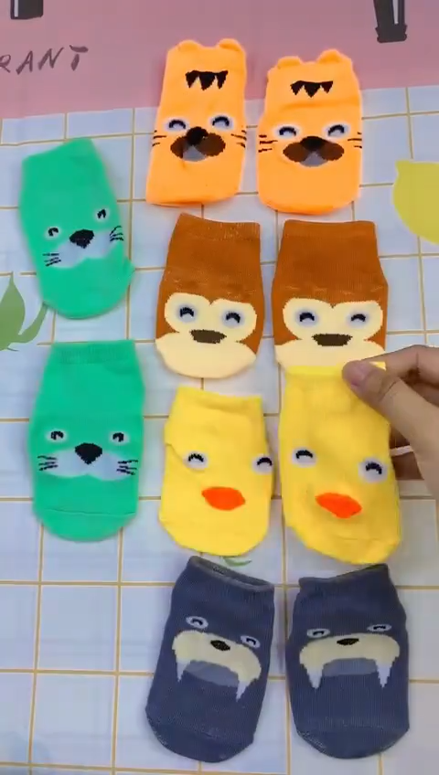 Kaos Kaki Anak Animal 3D Bahan Katun / Kaus Kaki Bayi Motif Karakter / Kaus Kaki Anak Perempuan Kaos Kaki Anak Laki Laki / Kaus Kaki Baby Anti Slip Pendek Termurah Terbaru Promo