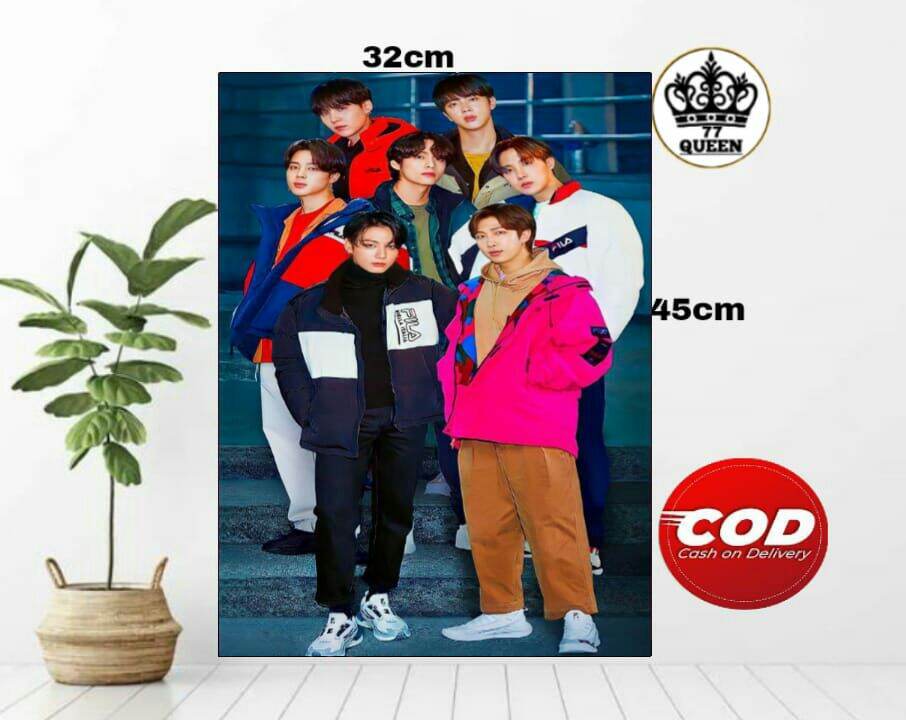 POSTER TEMA BTS/POSTER DINDING BTS/POSTER BTS/FOTO BTS/HIASAN DINDING BTS/WALLDECOR Lazada