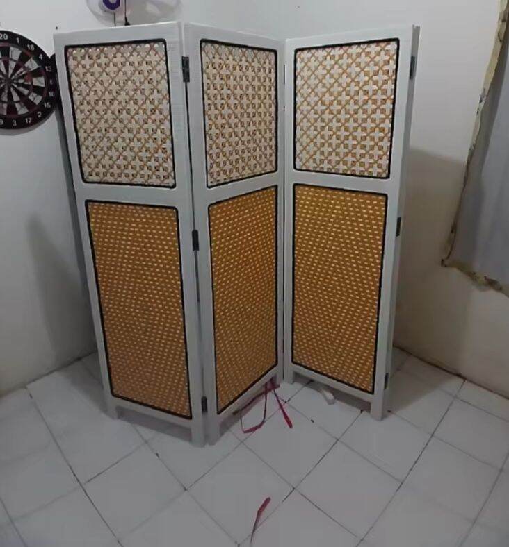 (3pintu)pembatas ruangan sholat/ sketsel /partisi ruangn