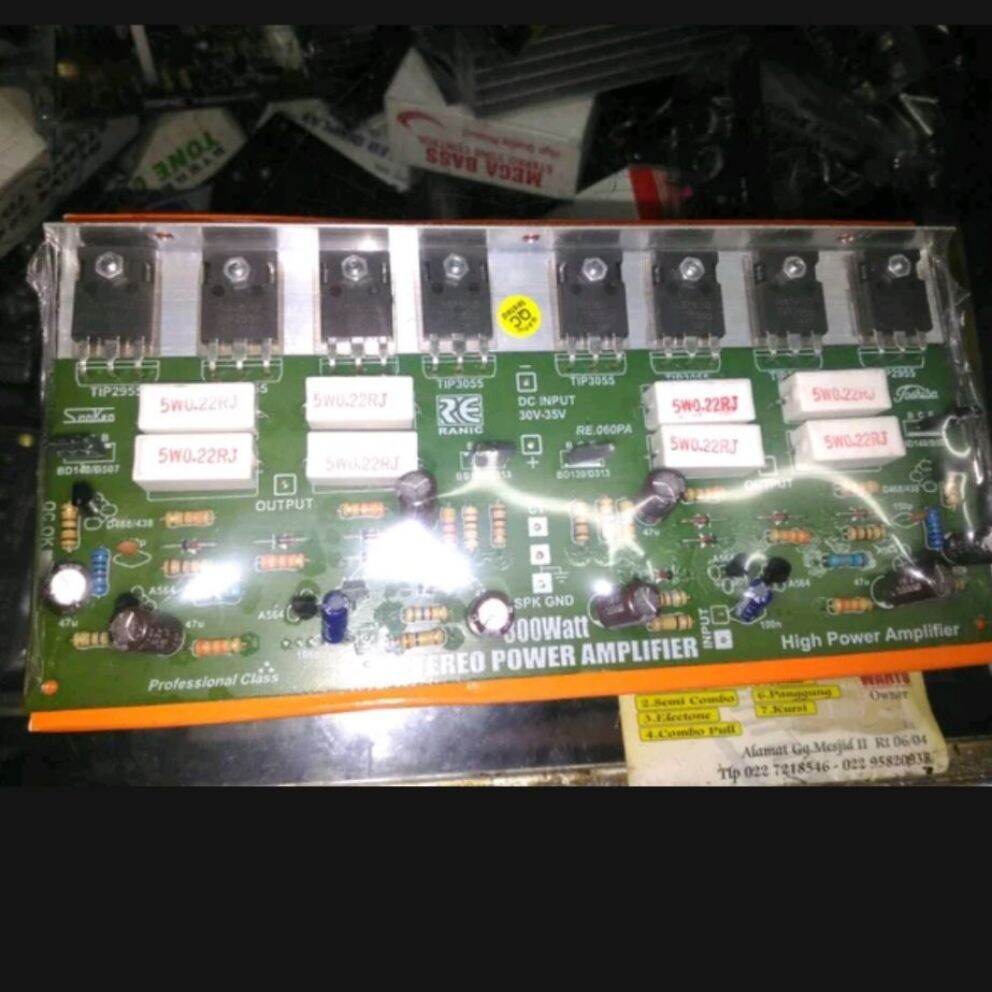 rangkaian kit ocl transistor ocl terkenal keras Dan manja 8transtor ocl