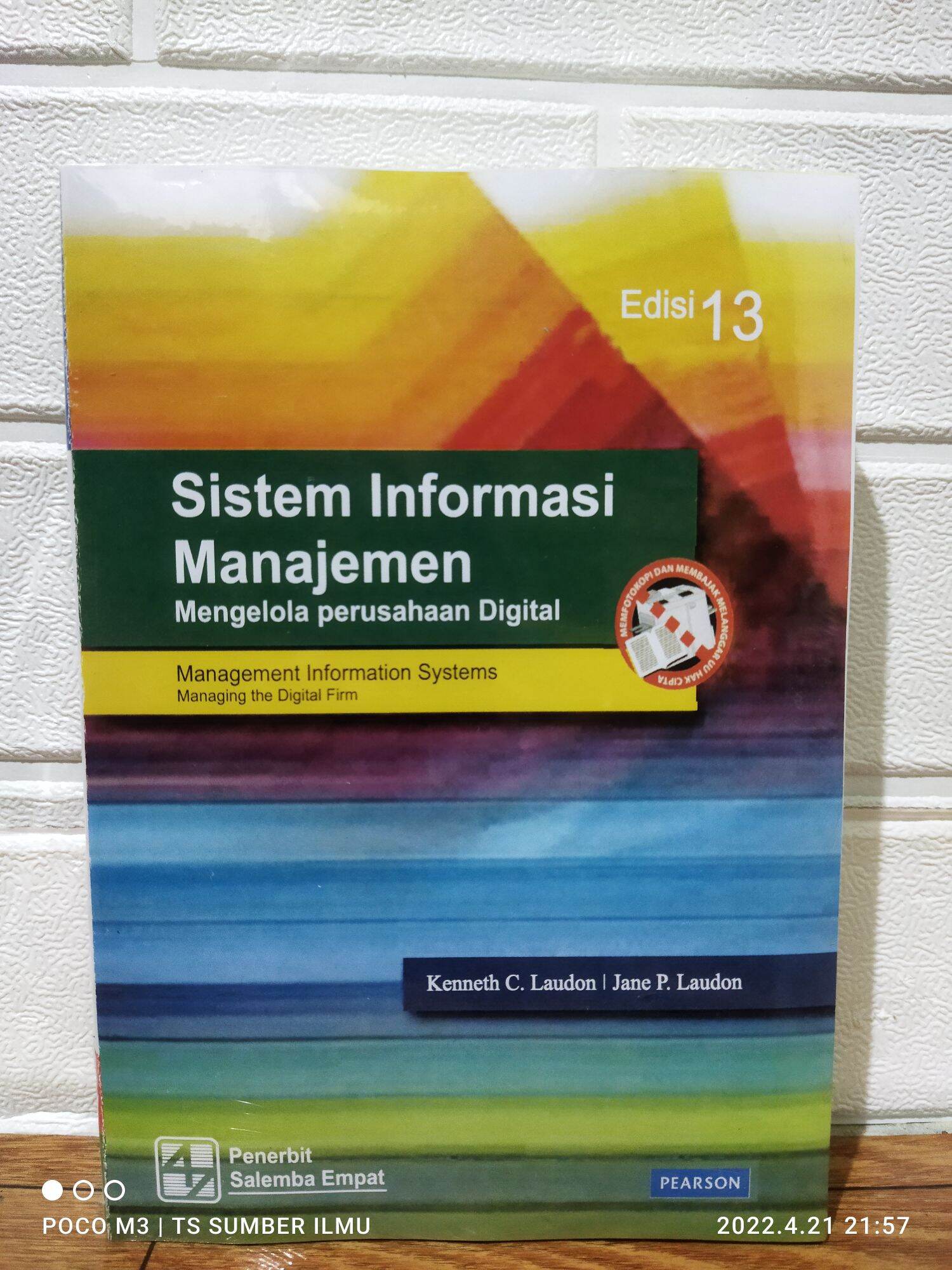 SISTEM INFORMASI MANAJEMEN EDISI 13 - KENNETCH C. LAUDON | Lazada Indonesia