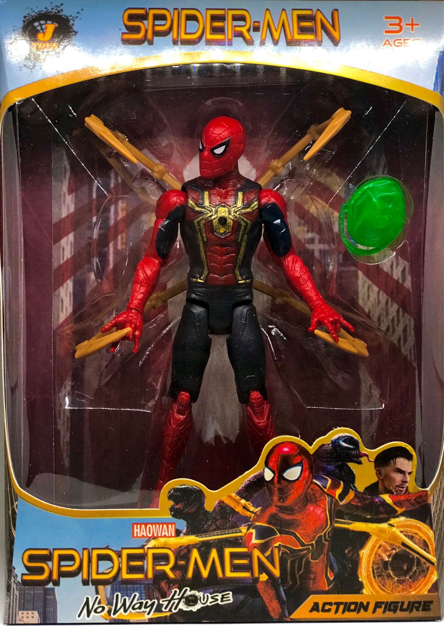 action figure spiderman no way home