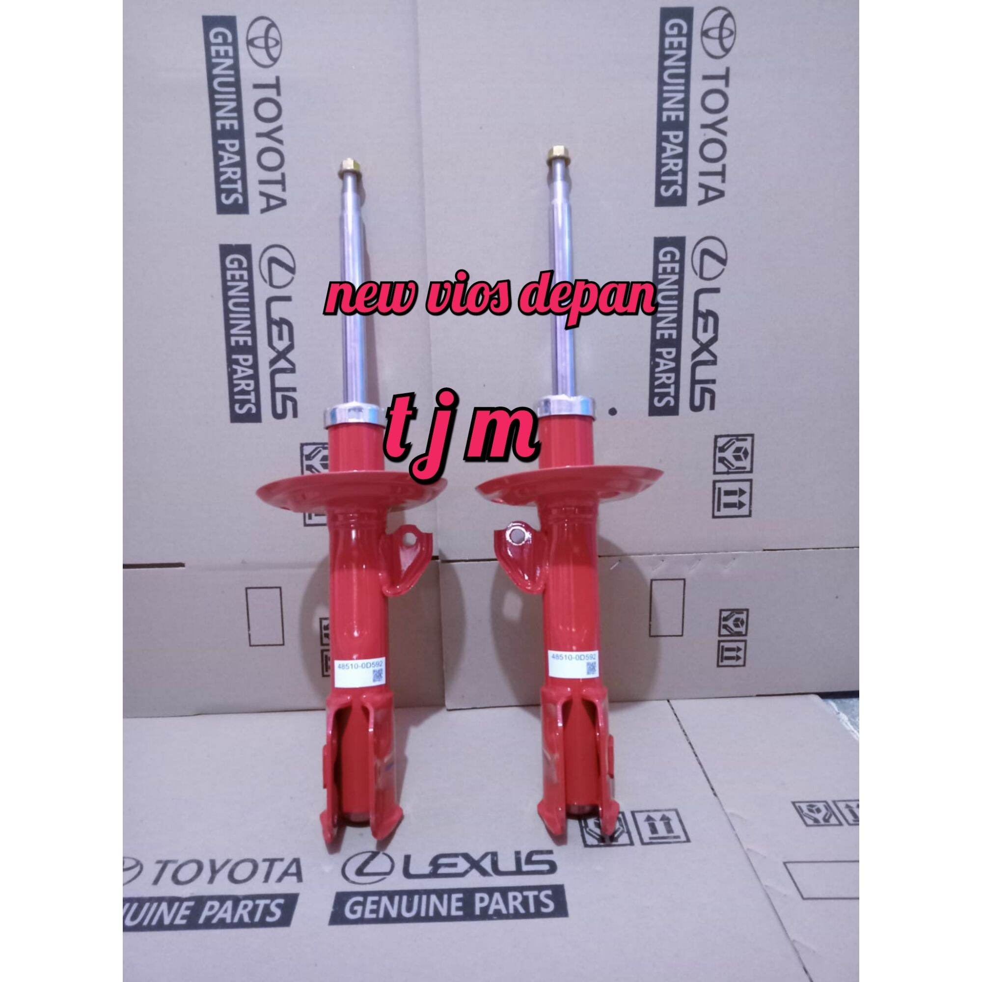Shockbreaker shock absorber Toyota New Vios gen 2 depan merk TRD original harga 1 pasang ( kanan & kiri ) Harga 750,000 rupiah*Gratis Ongkir