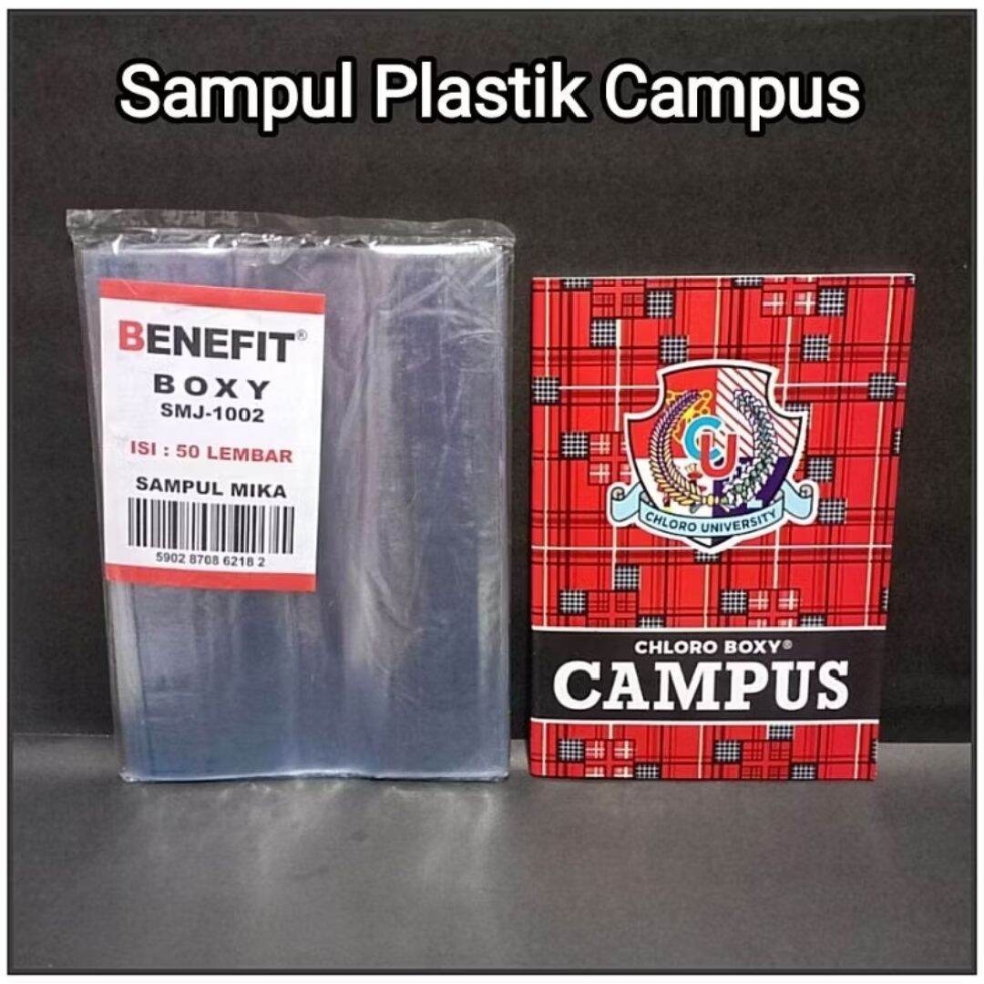 2010 Pcs Sampul Buku Plastik Mika Tebal ( Ukuran Campus Bigboss )