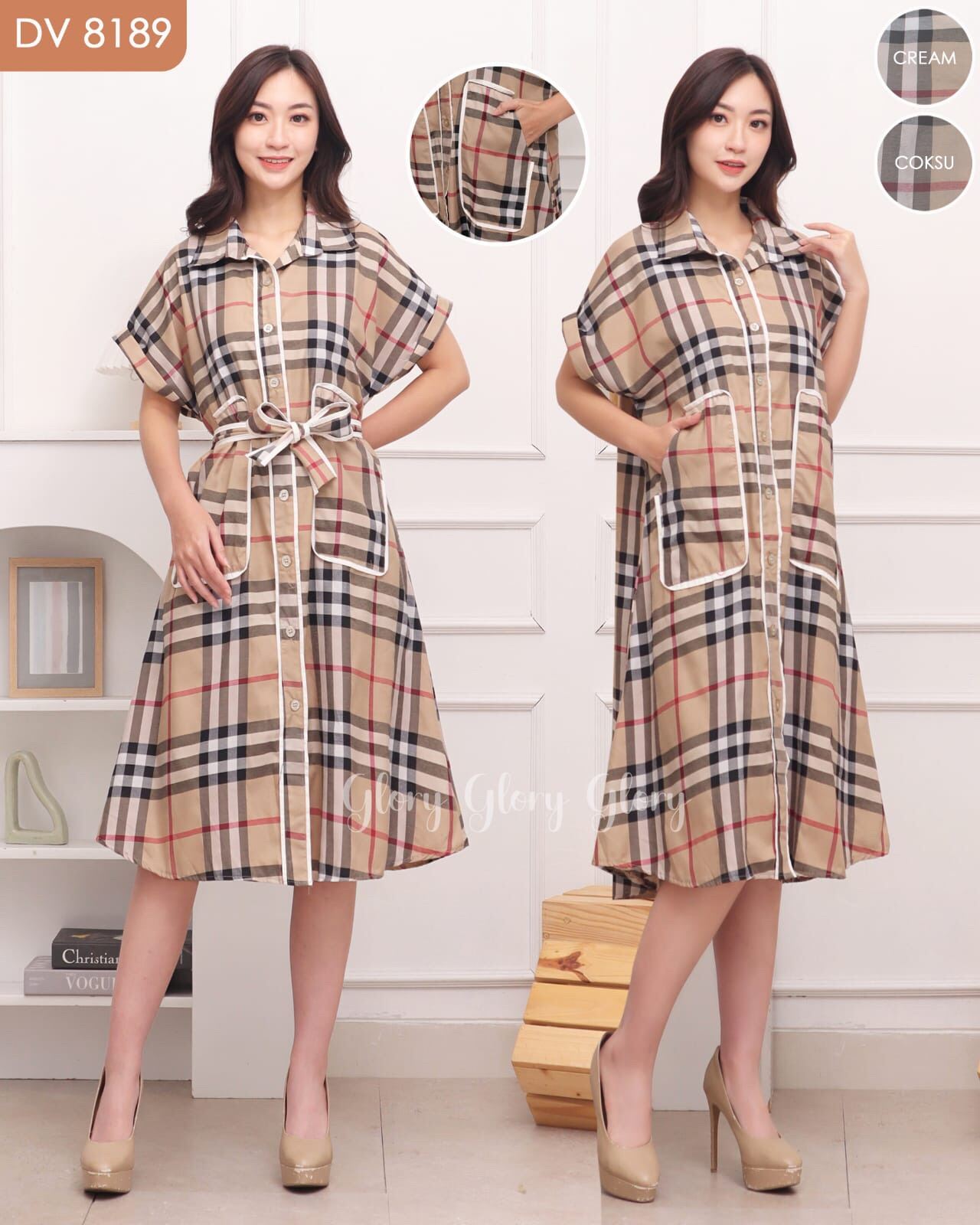 Dress shop burberry dewasa