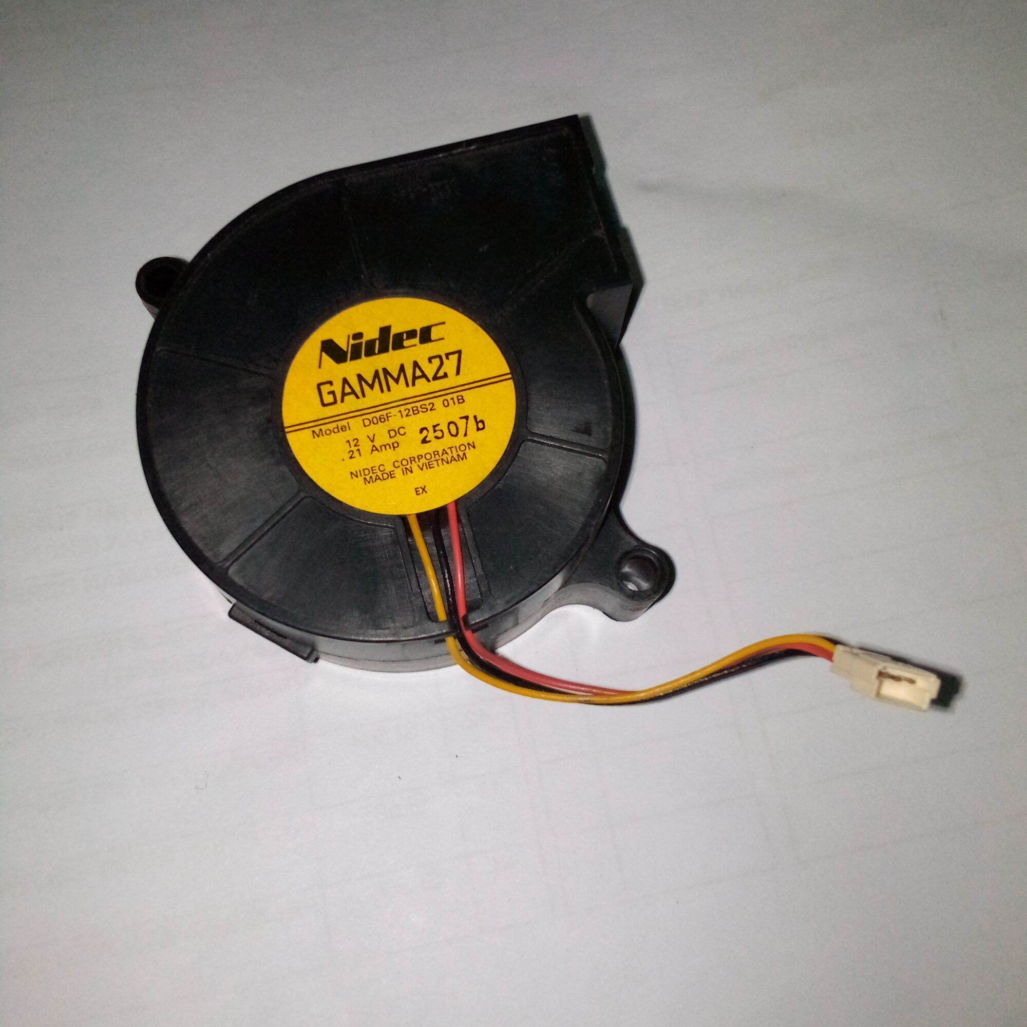 KIPAS FAN PROYEKTOR ORIGINAL NIDEC D06F-12BS2 01B 12V 0.21A BEKAS ...