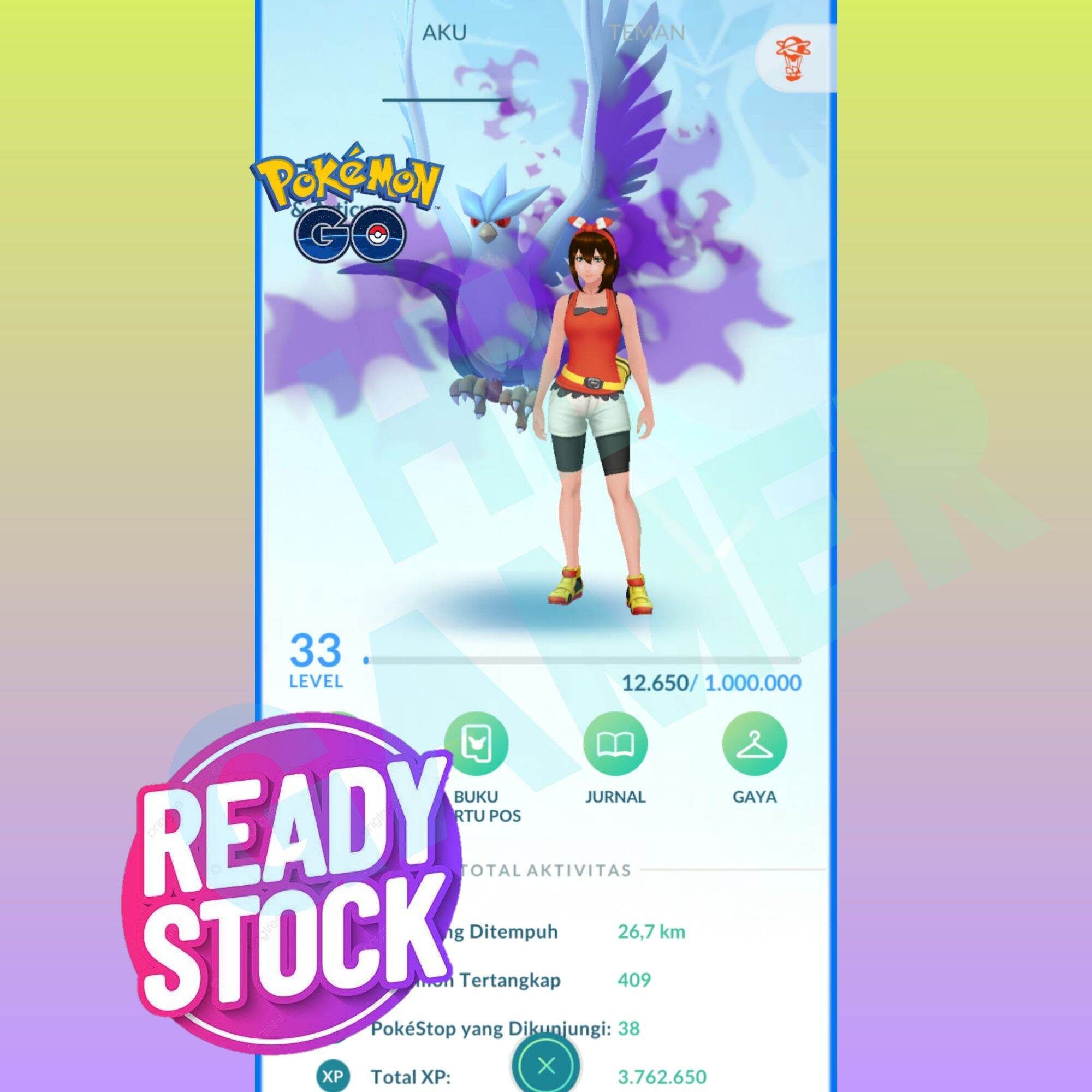 Pokémon GO Ultra Beast Kartana – Trade 1.000.000 stardust (Read