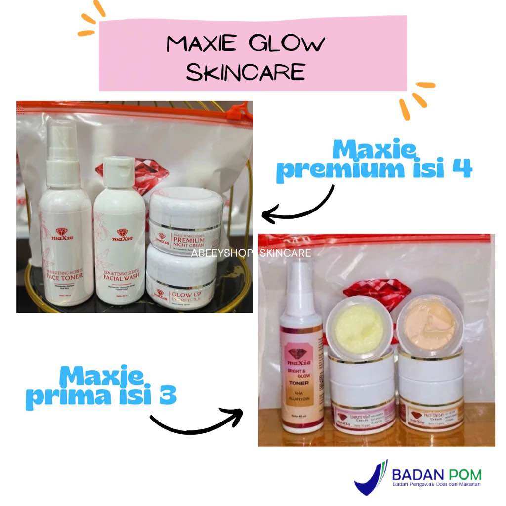 Paket Maxie Glow Skincare / Maxie Prima / Maxie Premium