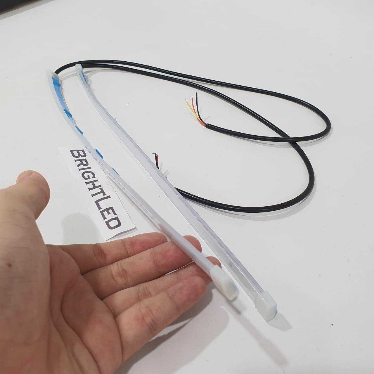 LAMPU LED DRL ALIS SLIM 30CM SEIN RUNNING 2 WARNA WATERPROOF | Lazada