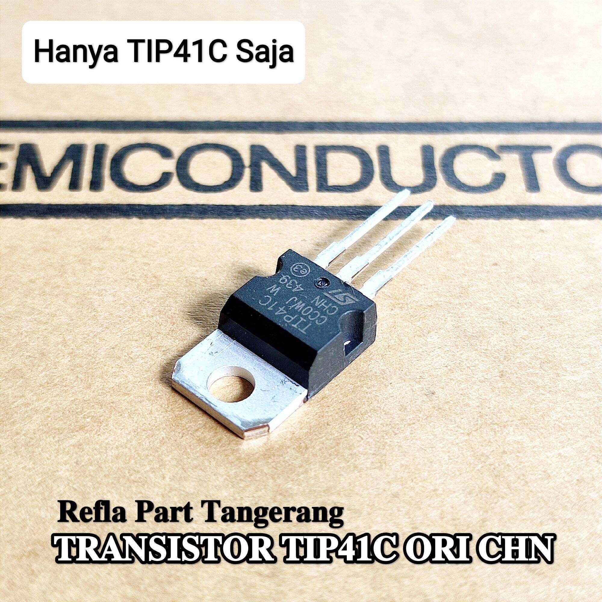 ( 1 BUAH ) TRANSISTOR TIP41C TIP41 C TIP 41 C NO SET ORI CHN NO SET ...