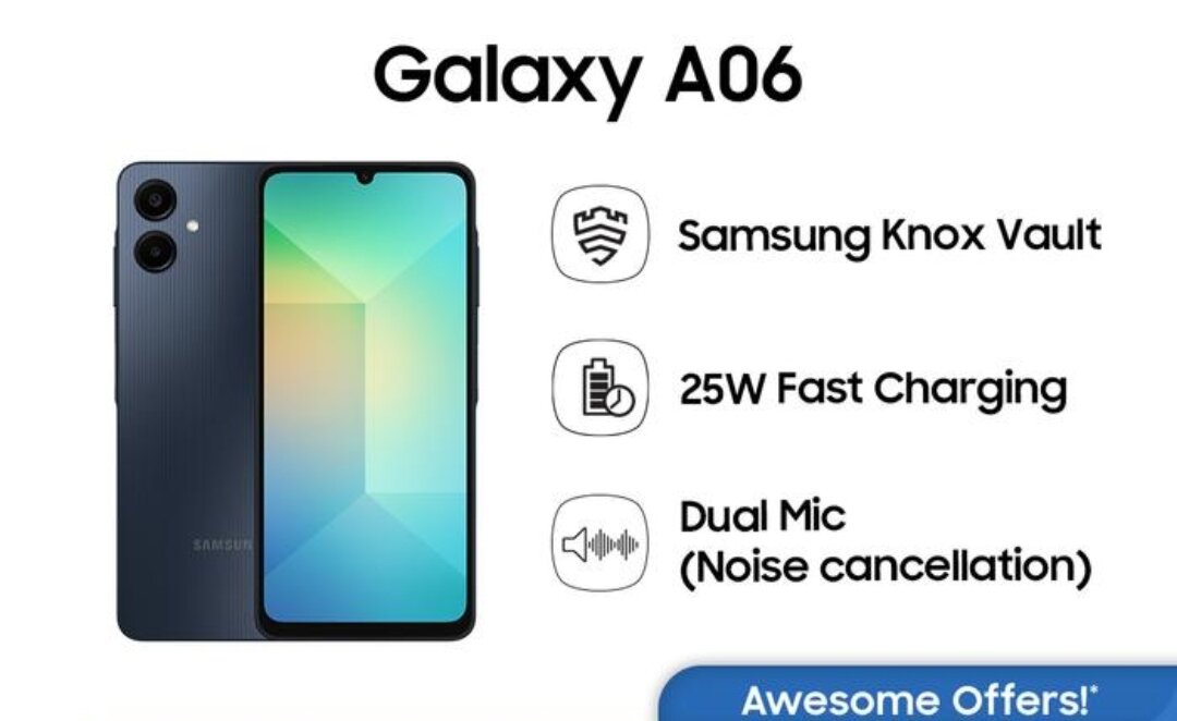 GALAXY A06 RAM 4/128 BLACK ONLY Harga  1,550,000 Ringgit*Penghantaran Percuma