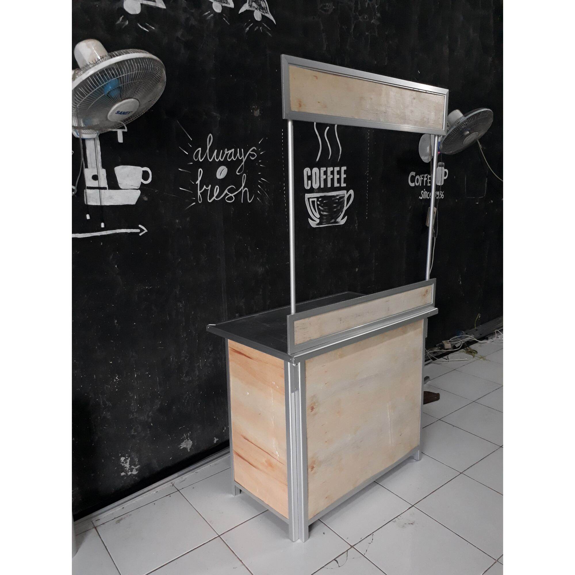 Booth Portable / Booth Lipat / Gerobak Lipat Body Triplek | Lazada