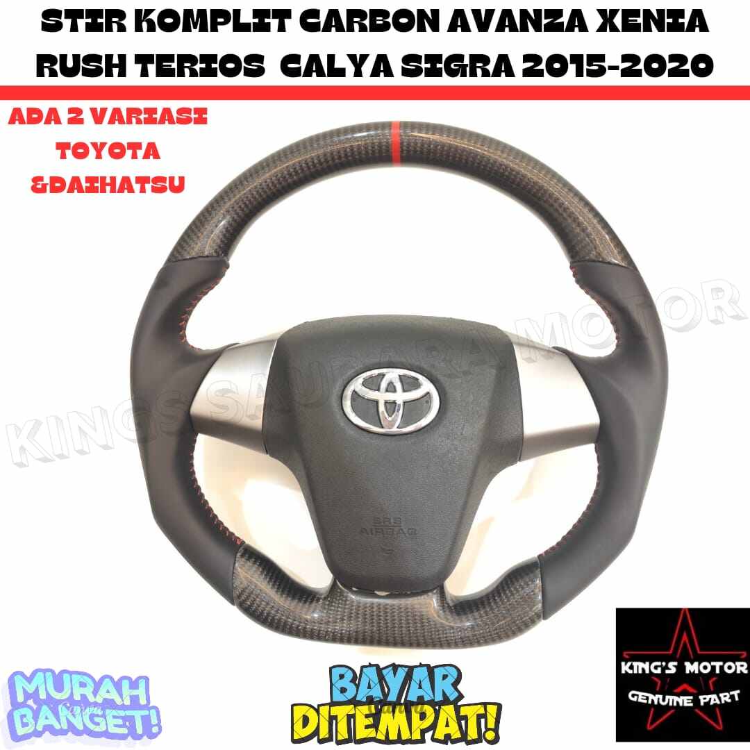 Stir Carbon Komplit Avanza Xenia Rush Terios Calya Sigra 2015-2020 Original Best Seller Termurah Harga 3,000,000 rupiah*Gratis Ongkir