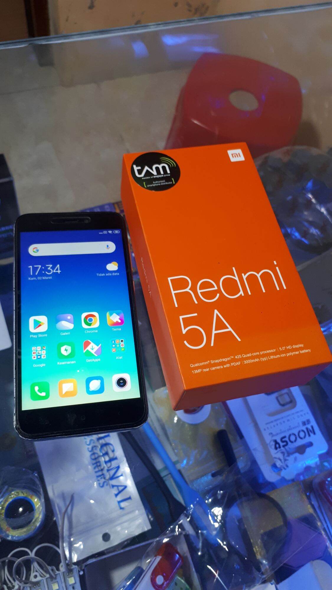 xiaomi redmi 5a komplit normal Harga 495,000 rupiah*Gratis Ongkir