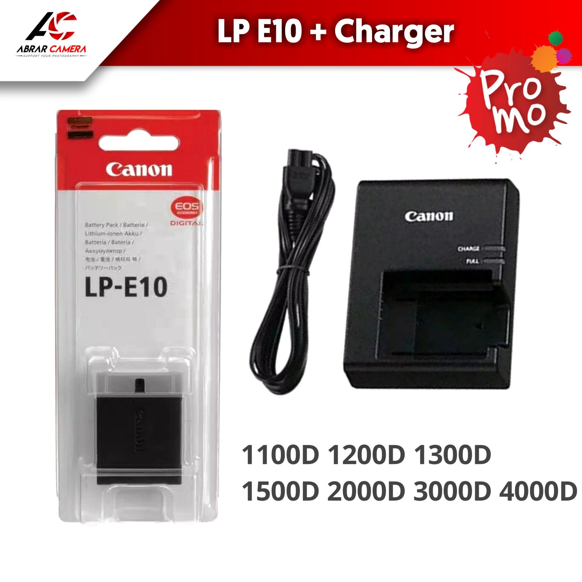 canon 3000d battery price