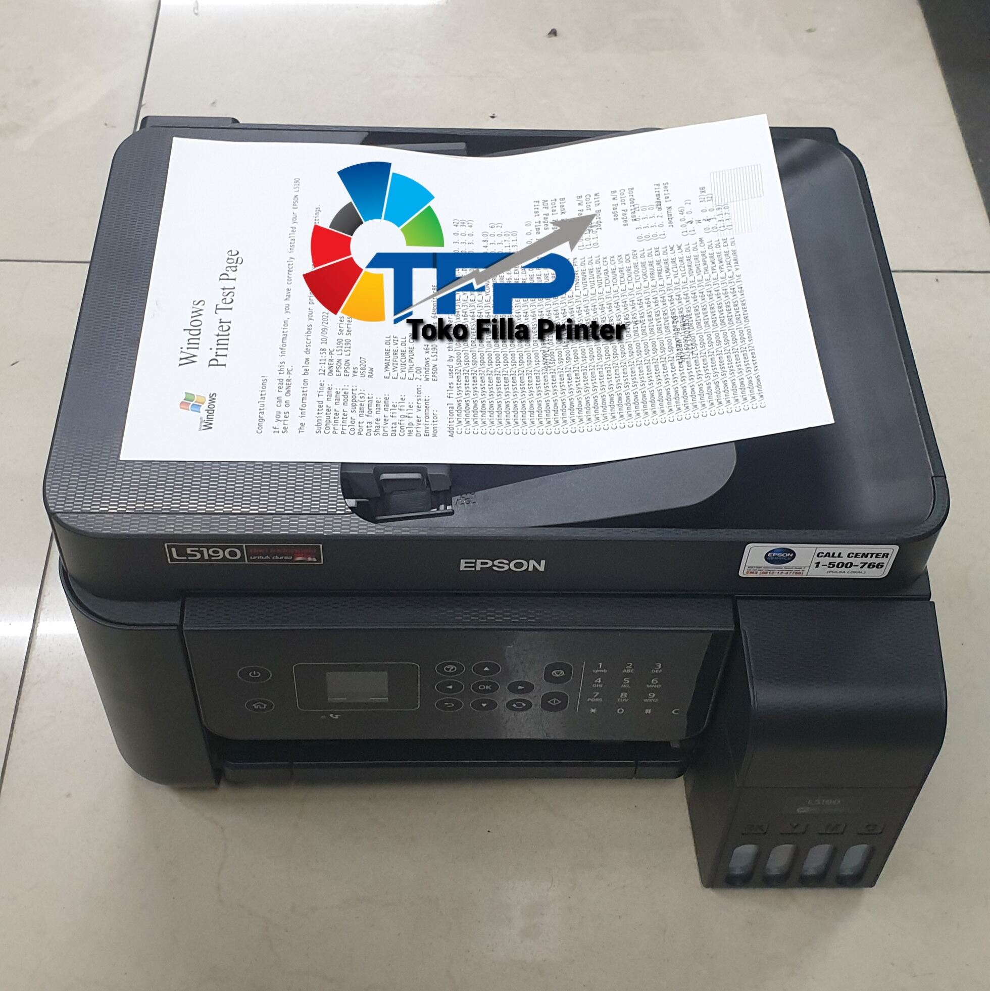 Printer Epson L5190 Scan Copy Wifi Duplex Lazada Indonesia