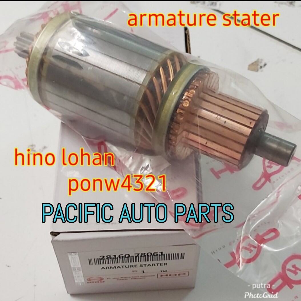 armature starter 24 volt hino lohan FM260 FG235 FG210 lohan 300 oem