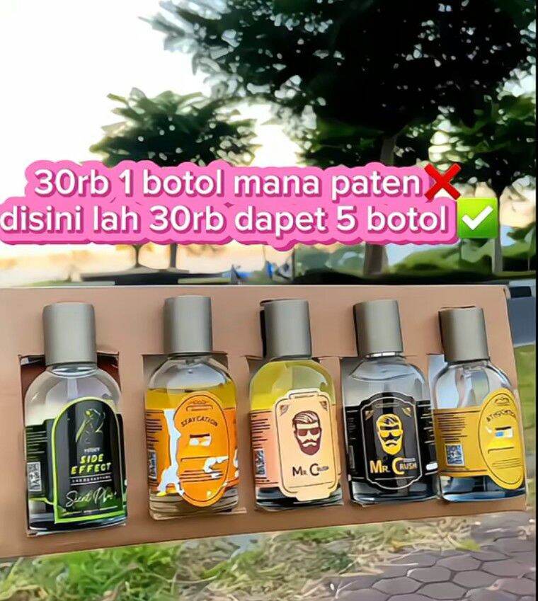 COD BELI 1 DAPAT 4 PARFUM PRIA BUY 1 GET 4 ( PAKET BUNDLING ) PARFUM ...