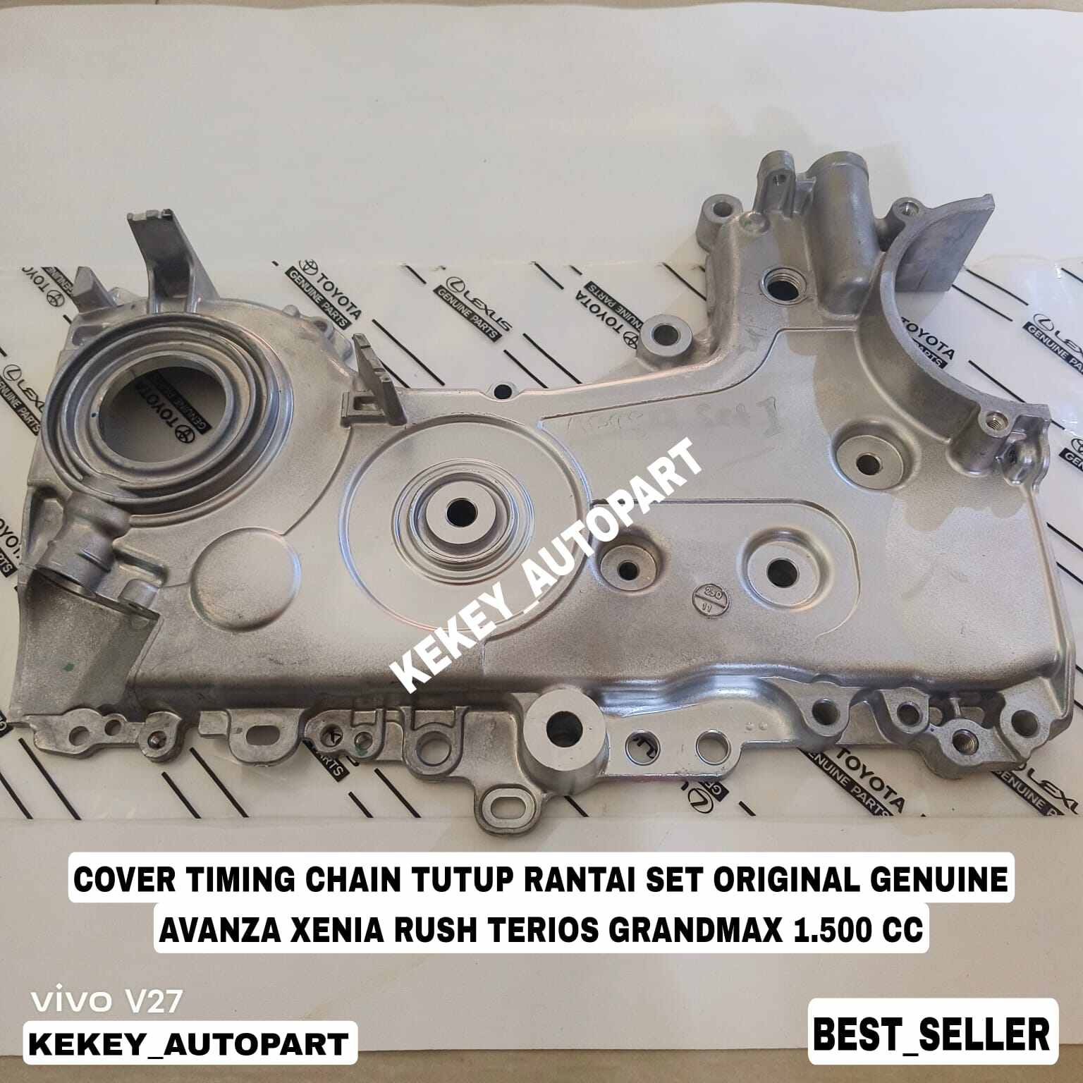 Cover Timing Chain Tutup Rantai Set Avanza Xenia Rush Terios Grandmax 1.500 1.5 cc Original Harga  425,000 Ringgit*Penghantaran Percuma