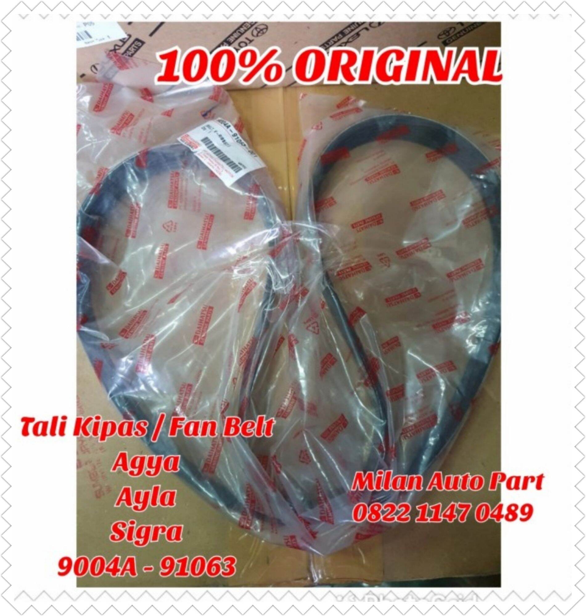 tali kipas / fan belt agya ayla sigra Original 9004A - 91603 Harga 100,000 rupiah*Gratis Ongkir