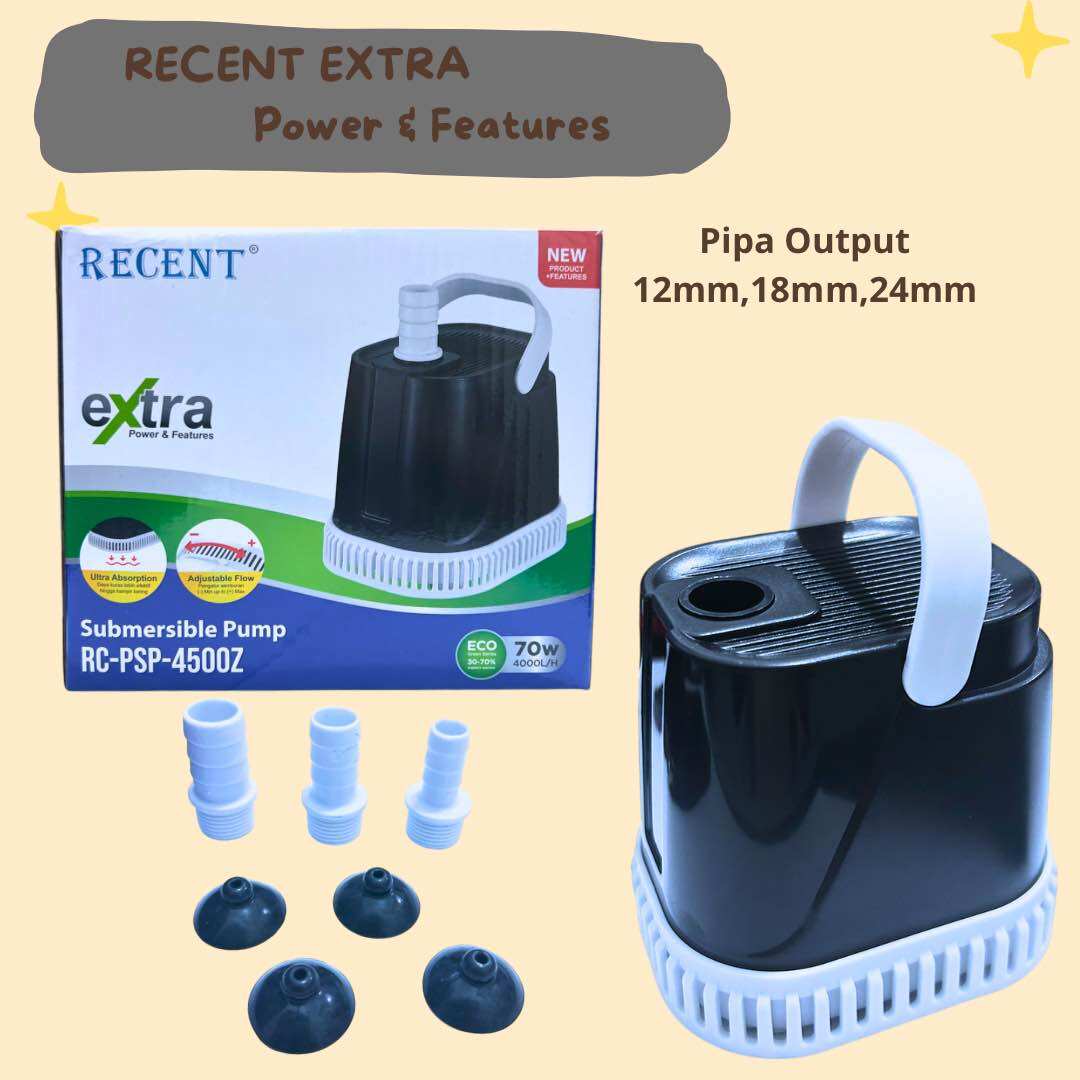 RECENT RC PSP 4500Z / 5500Z / 8500Z / 9500Z POMPA AQUARIUM SUBMERSIBLE PUMP EXTRA POWER FEATURES