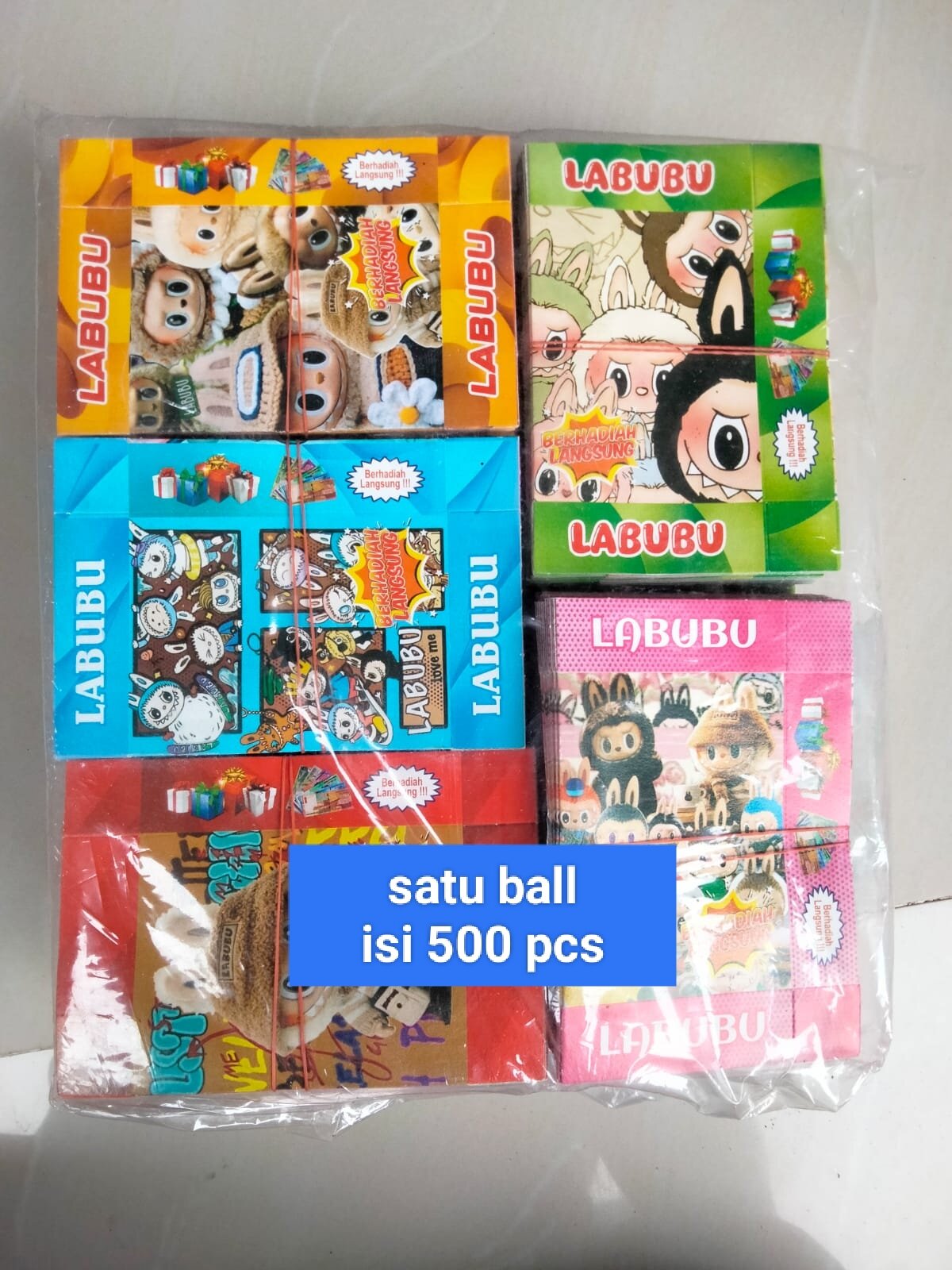 Mainan kotak kado kosong ukuran 9×7 isi 500 pcs