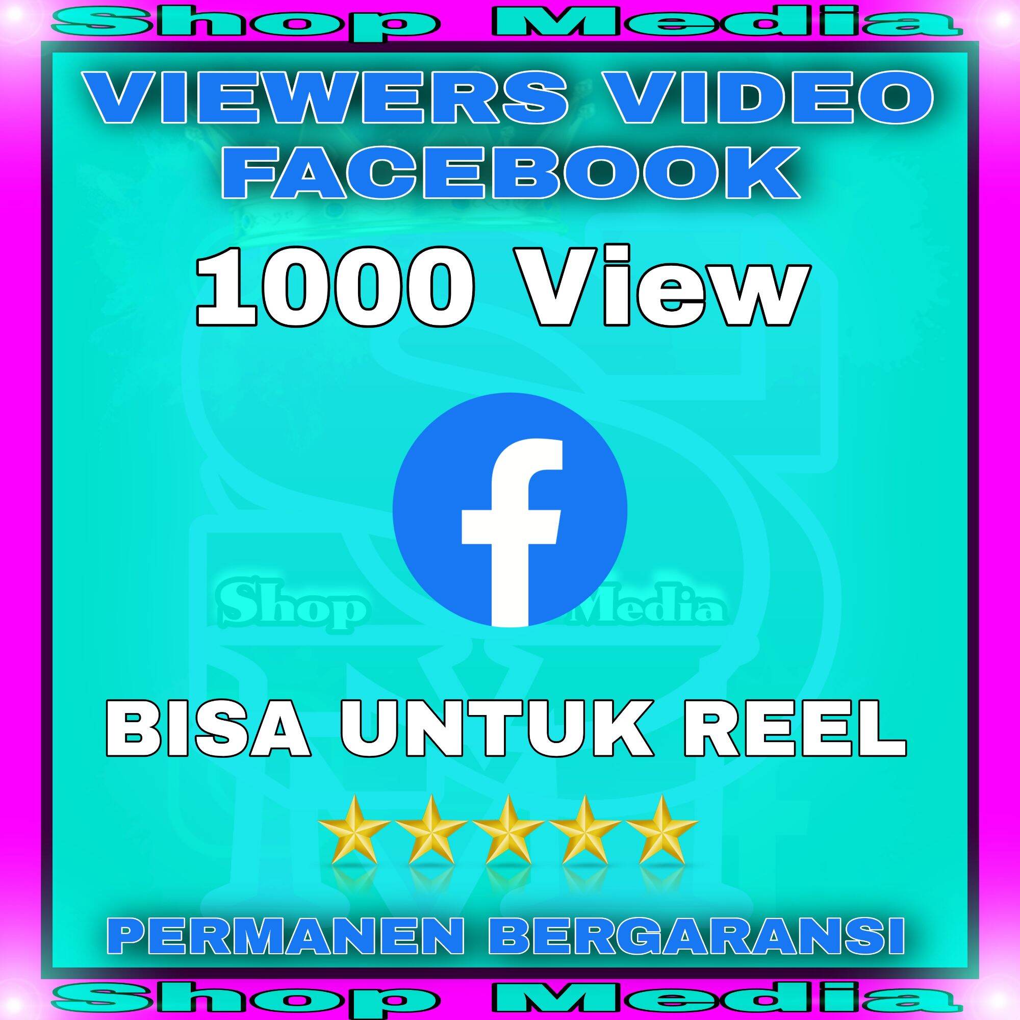 facebook view video dan reel permanen tersedia like postingan Harga 6,000 rupiah*Gratis Ongkir