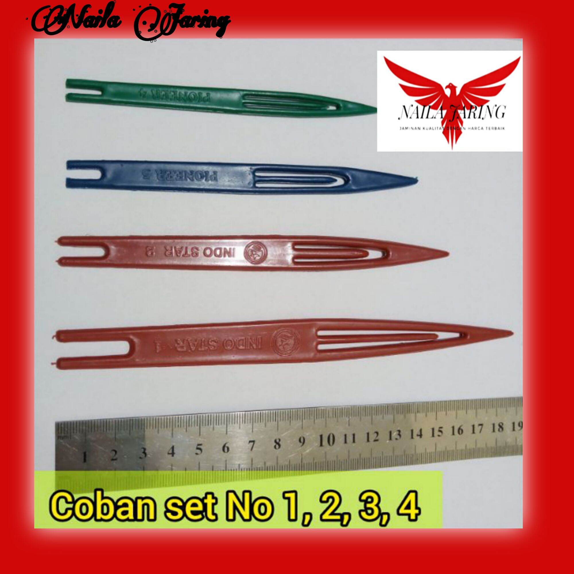 COBAN SET NO 1 2 3 4 ISI 8PCS (SETIAP UKURAN 2PCS) / JARUM RAJUT