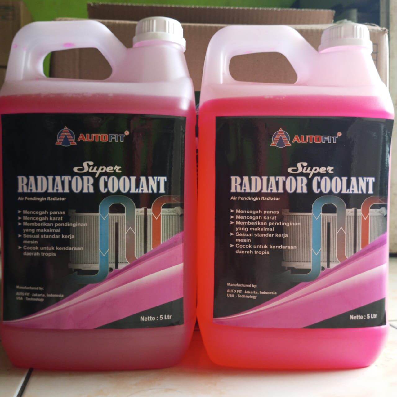 AIR RADIATOR COOLANT MOBIL DAN MOTOR ISI 5LITER AUTOFIT/WATER COOLANT ...