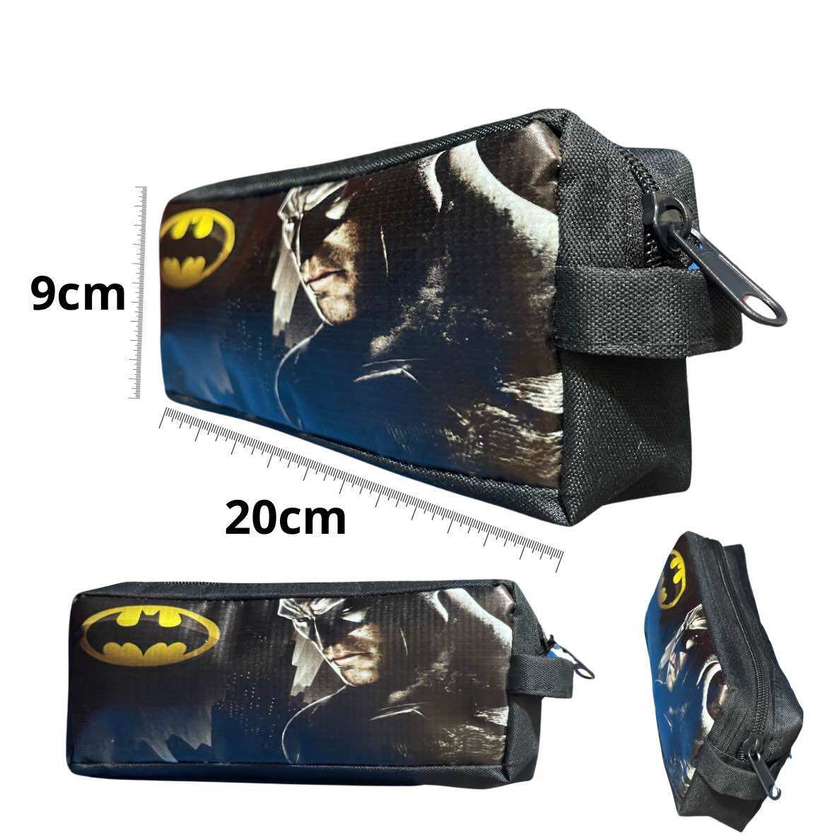 Pencil Case Batman Tempat Pensil Tas Dompet Pouch Kostak Wadah Kotak Pensil Penyimpanan Alat Tulis