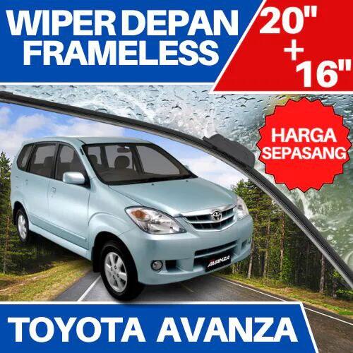 wiper frameless banana full karet toyota avanza Giá 40,000 Đồng*Miễn phí vận chuyển