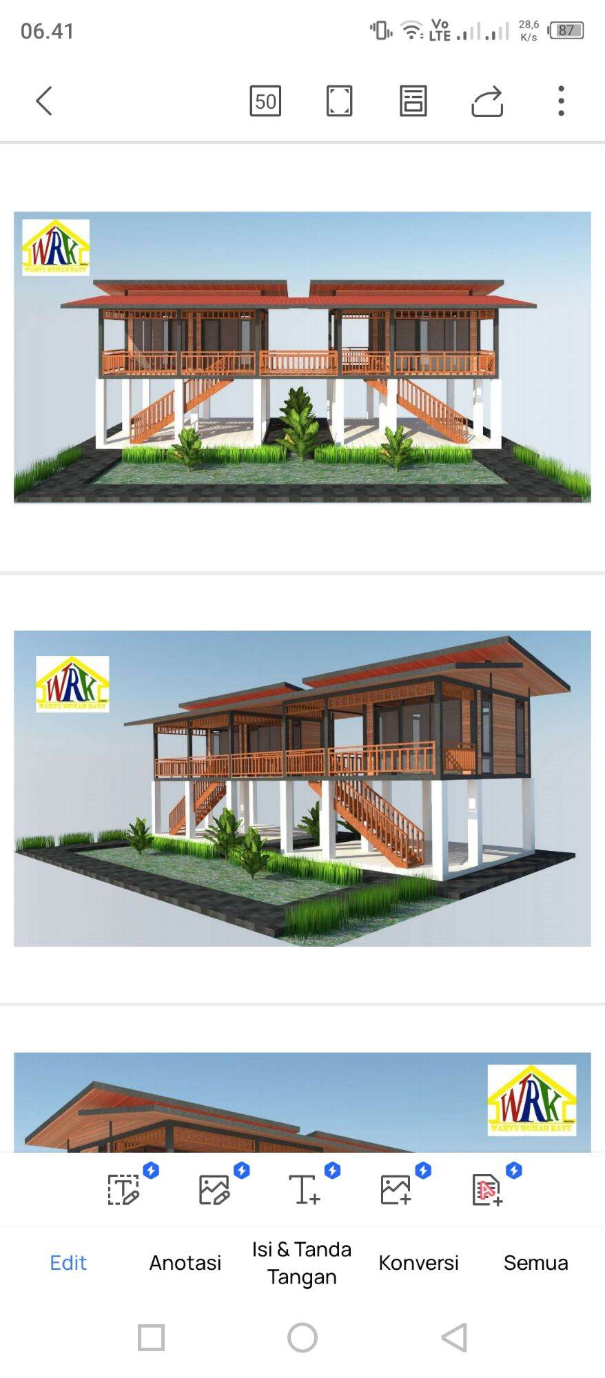 Rumah Kayu Panggung Minimalis 3 | Lazada Indonesia