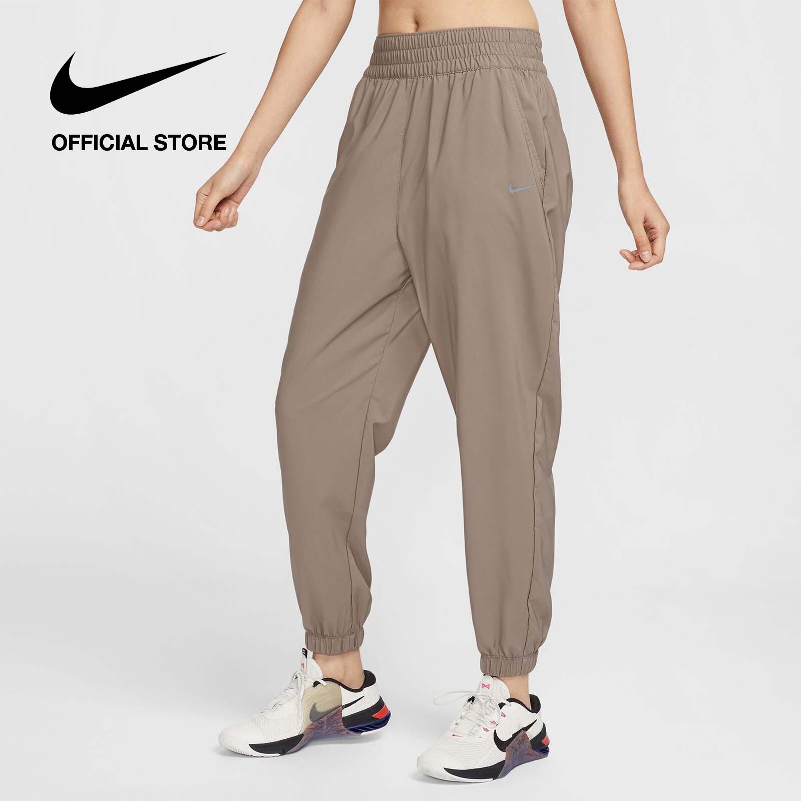 Nike Dri-FIT Celana Joggers Wanita One High-Waisted 7/8 Mink