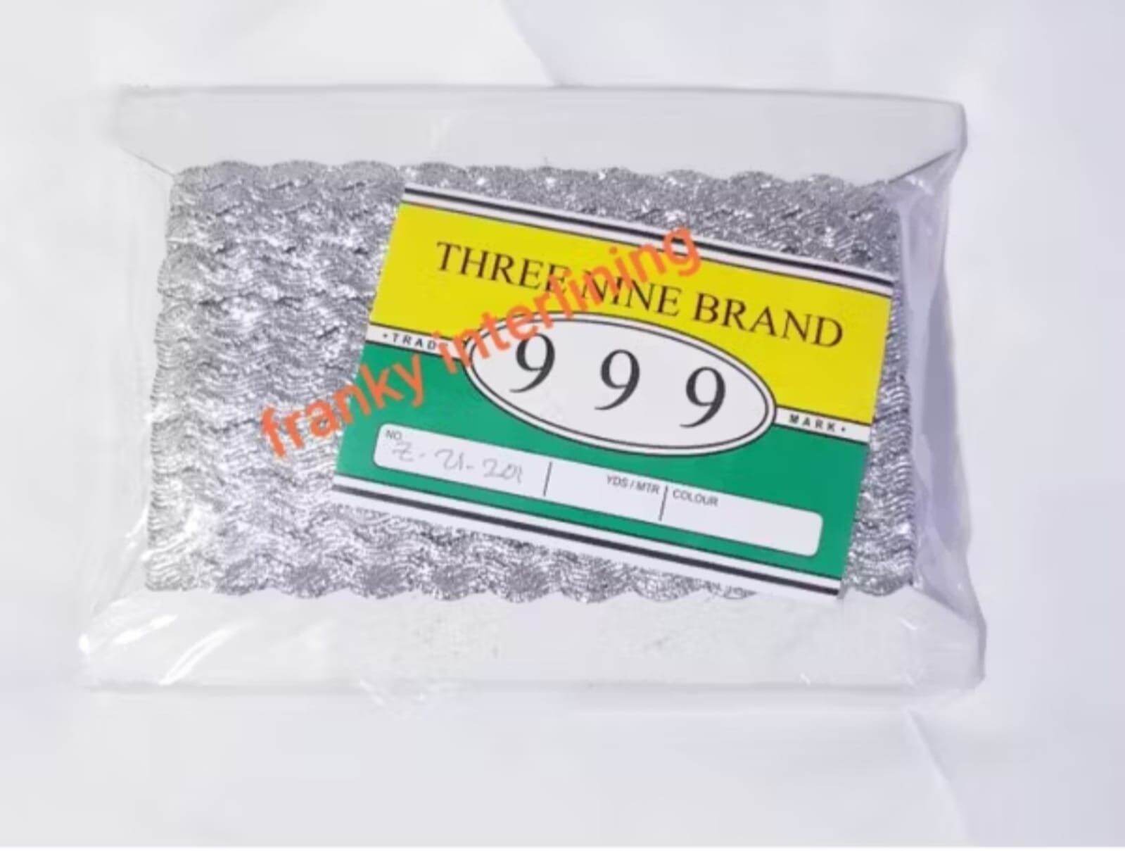 Renda Biku mas dan perak Lebar 5mm Harga Per Pack isi 20 Yard