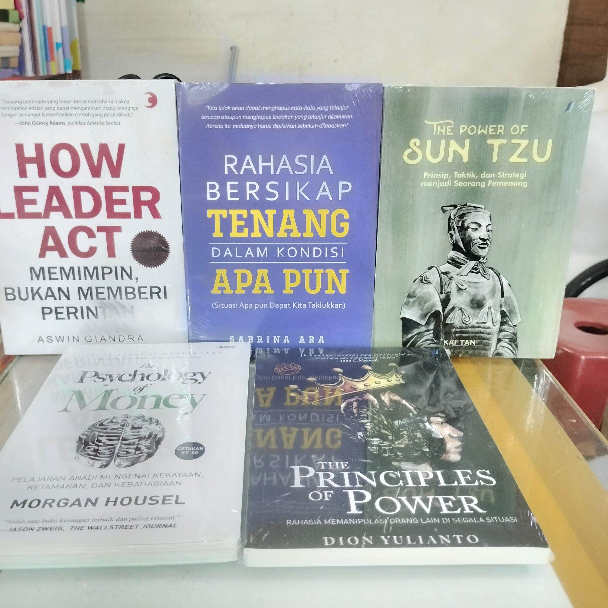 Paket 5 Buku How Leader Act Rahasia Bersikap Tenang Dalam Kondisi