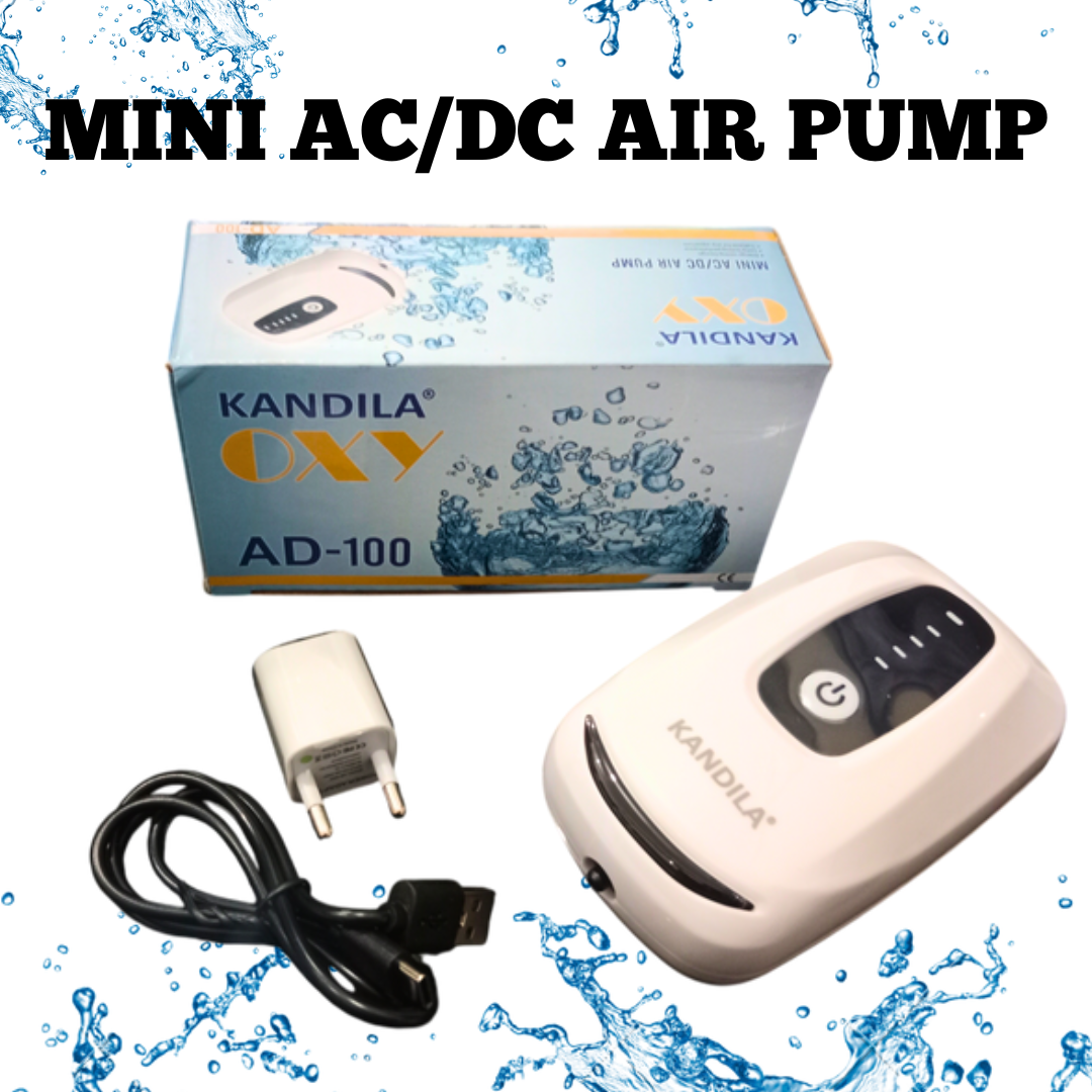 KANDILA OXY AD 100 MINI AC DC AIRPUMP AERATOR AQUARIUM